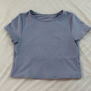 Gilly Hicks Lavender Athleisure Backless Top